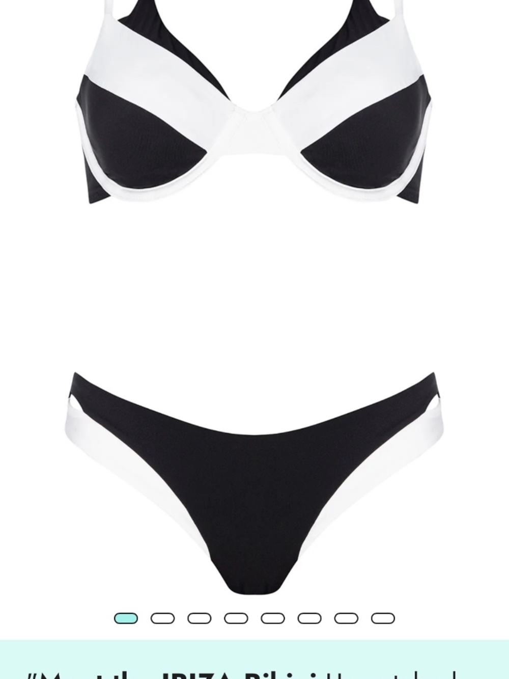Vetchy IBIZA BIKINI MONOCHROME SET - L